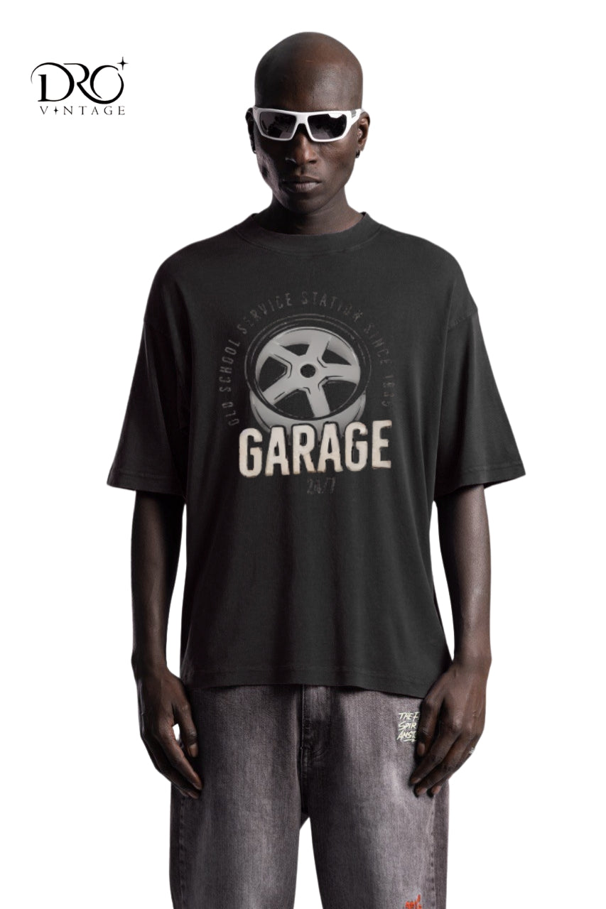 Dro Vintage Street Racer Garage T-Shirt